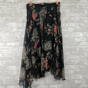 Silk Skirt with Bells and Coins